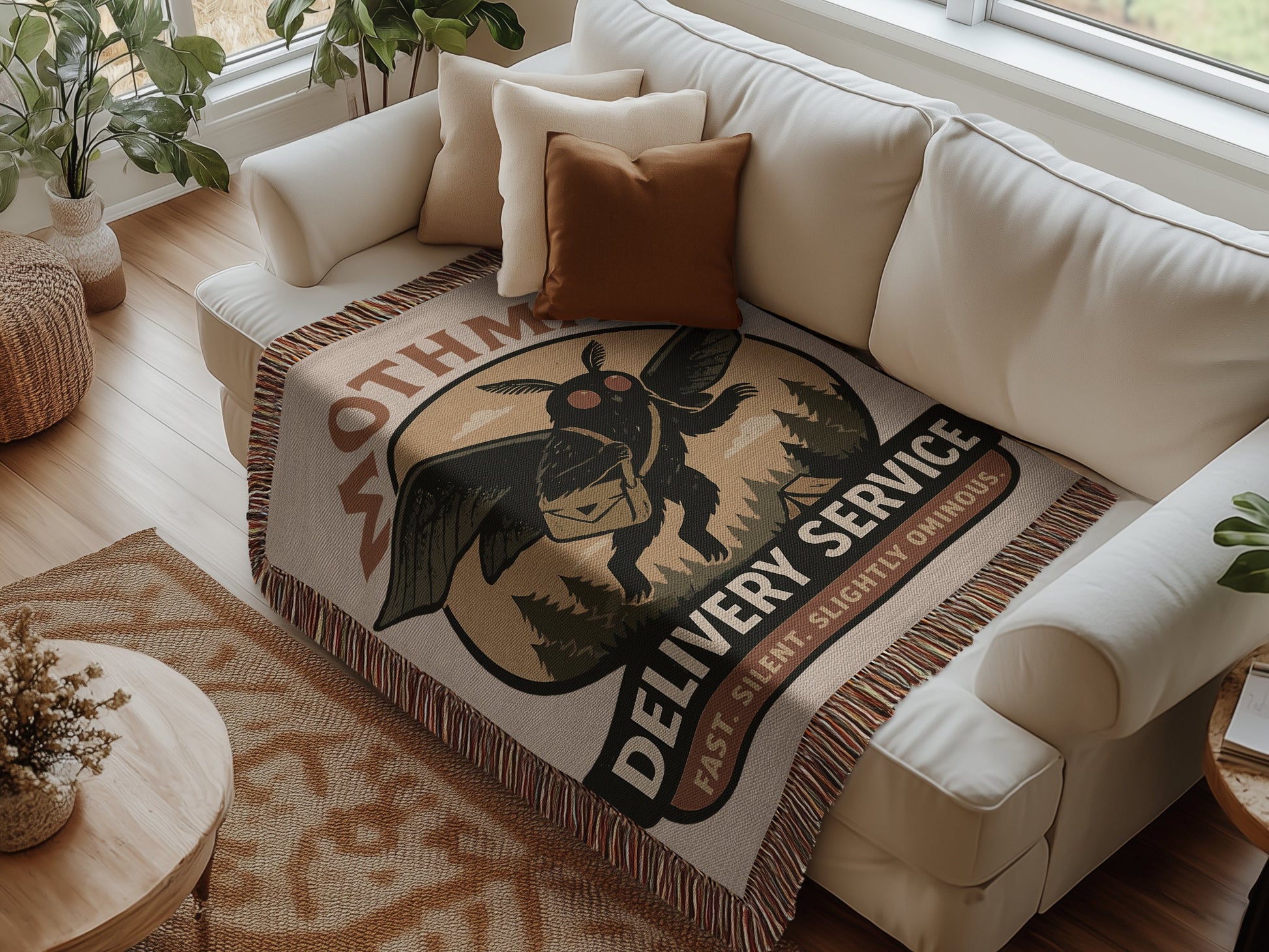 Mothman Delivery Service Fast Slightly Ominous product type