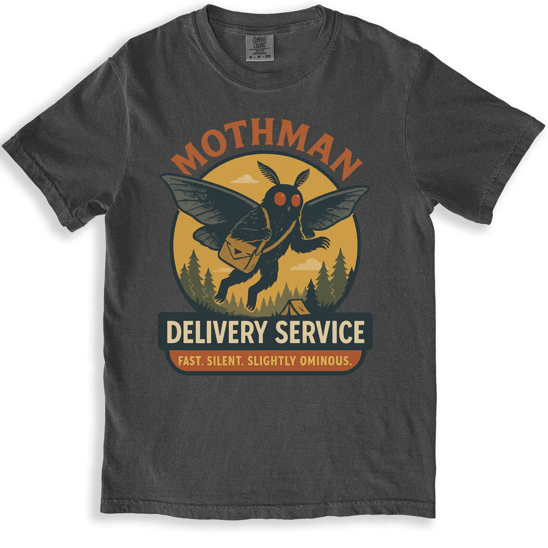 Mothman Delivery Service Fast Silent Ominous T-shirt product