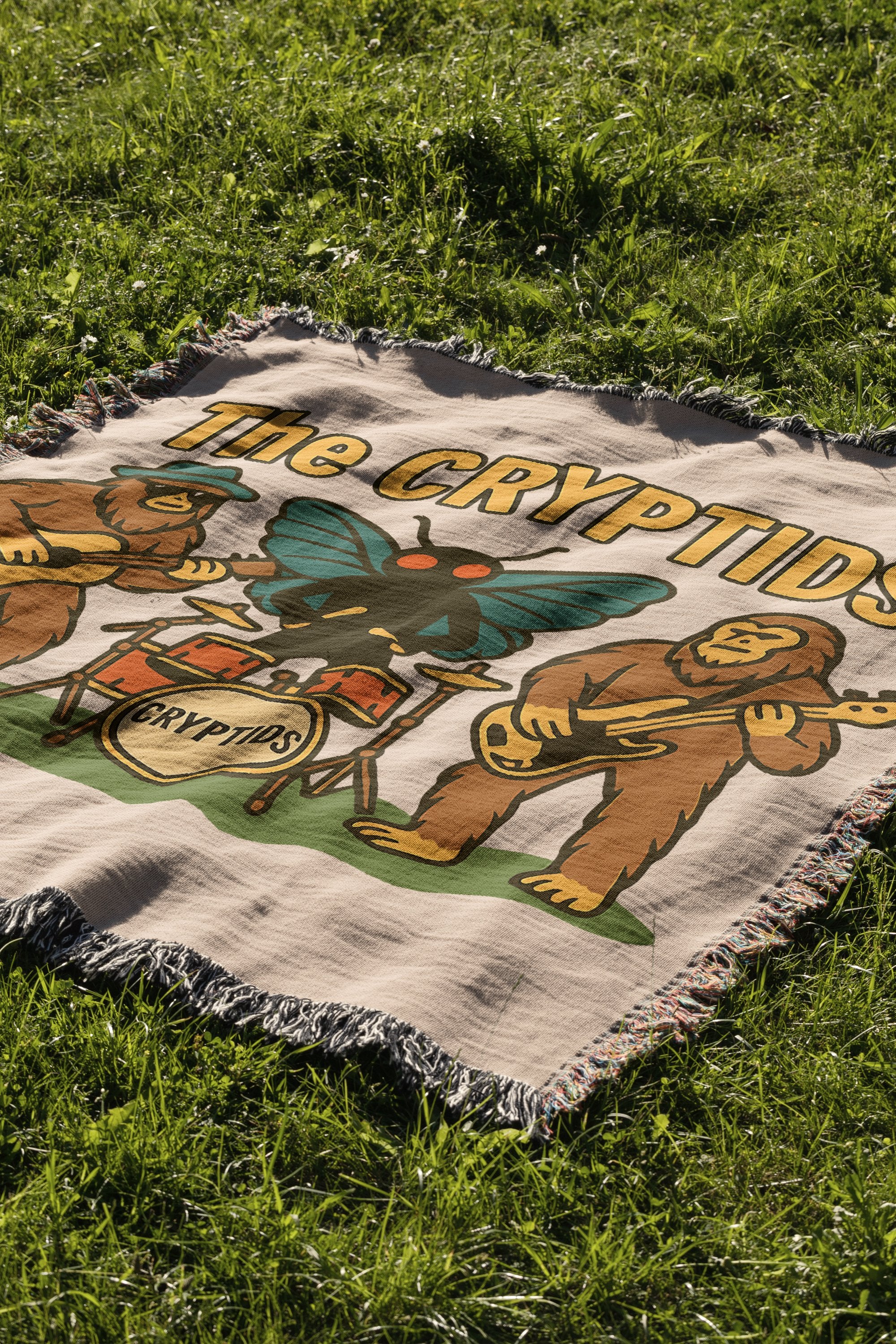 The Cryptids Illustrated Decorative Blanket product