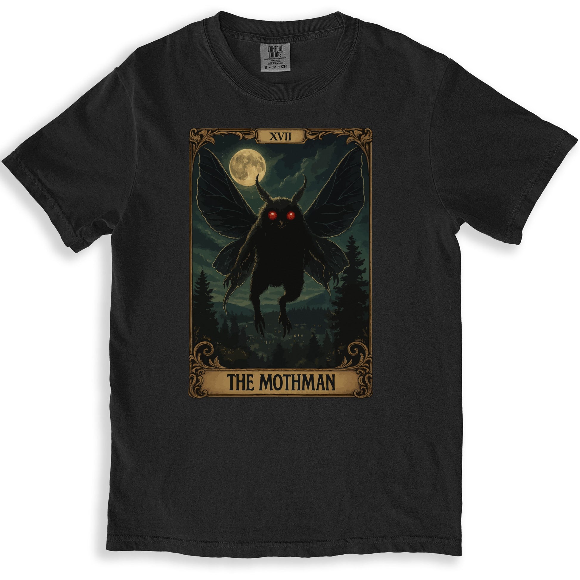 The Mothman Tarot Card Style Graphic Tee product type