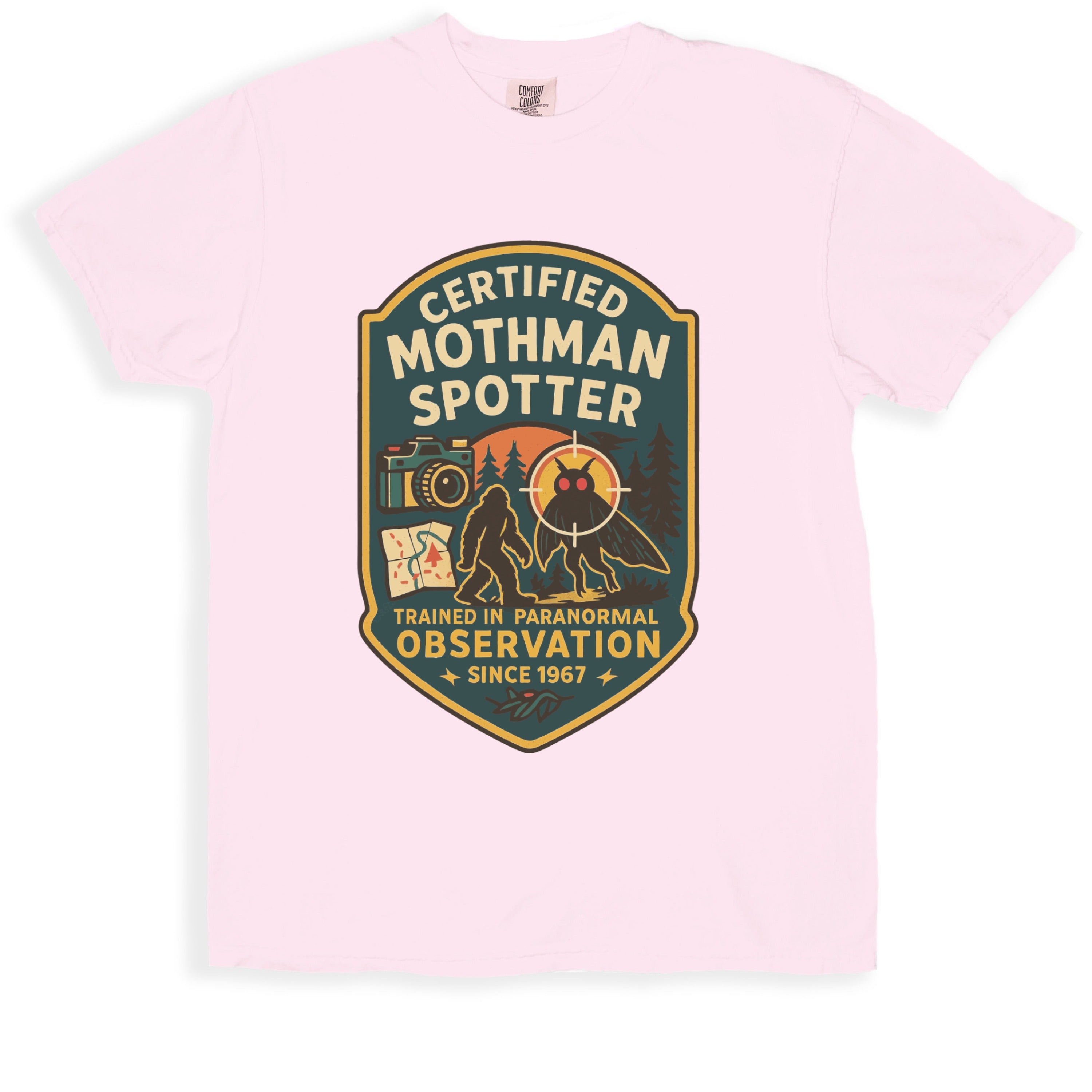 Certified Mothman Spotter Observation T-shirt product