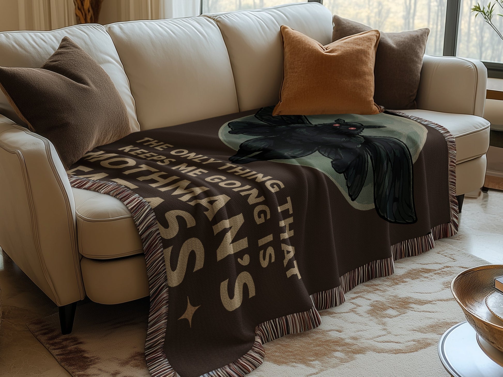 Statement Phrase Cozy and Unique Sofa Blanket product type