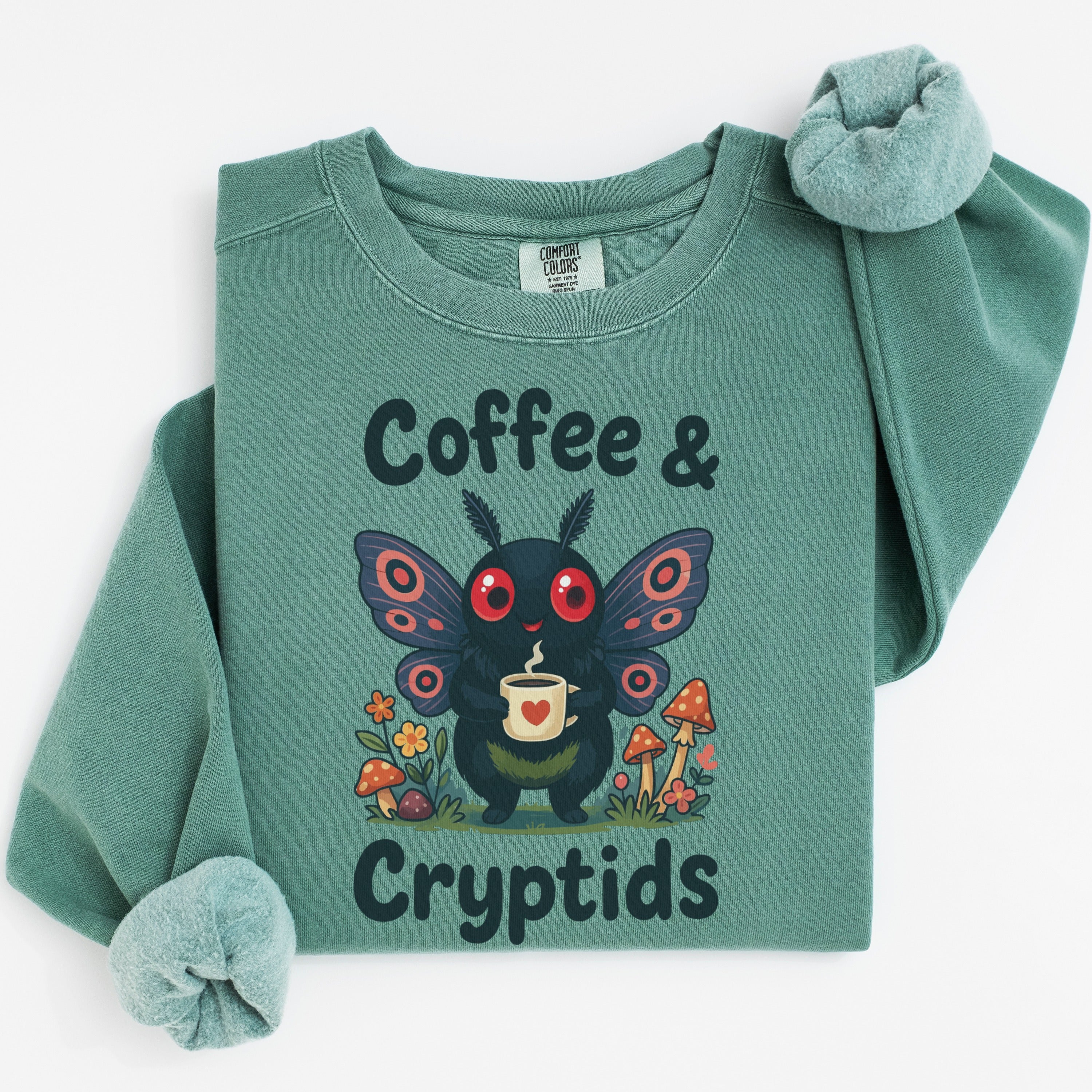 Coffee and Cryptids Graphic Sweatshirt product