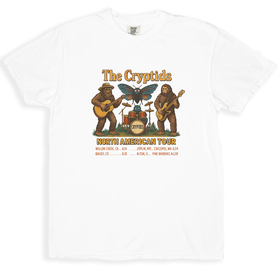 The Cryptids North American Tour Graphic T-shirt product
