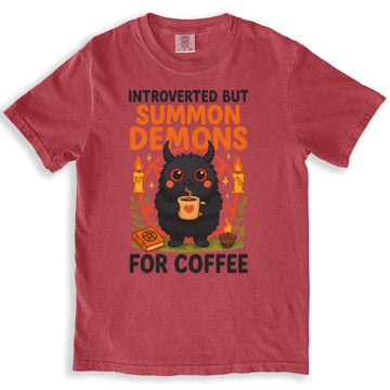 Introverted but Summon Demons for Coffee product type