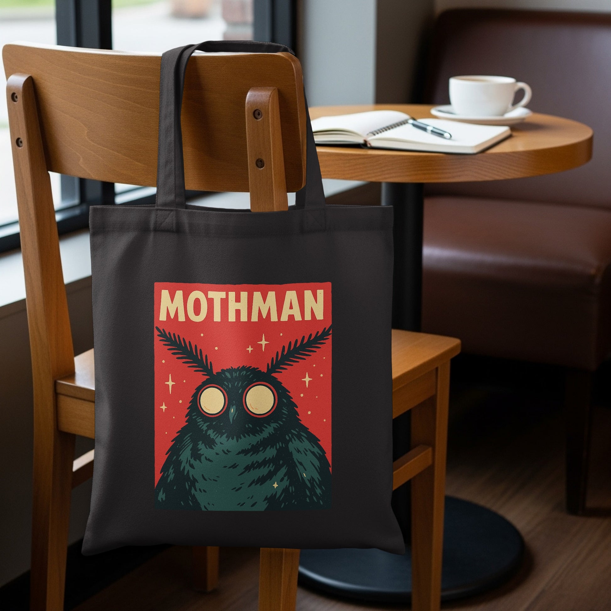 Mothman Illustrated Tote Bag Designer Collectible product type