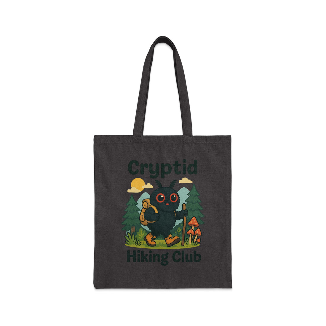 Cryptid Hiking Club Graphic Design Tote Bag product