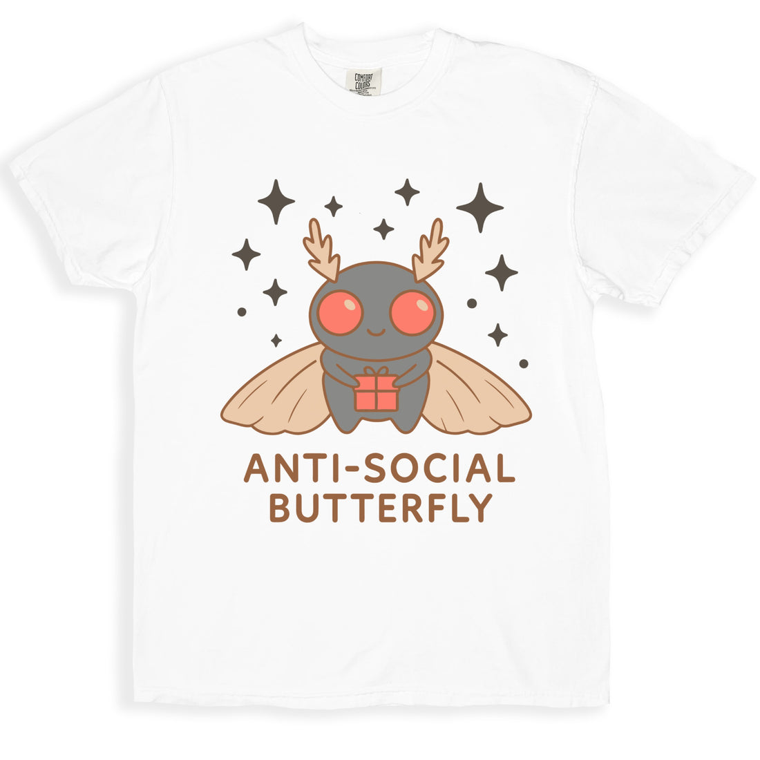 Anti-Social Butterfly Cute Novelty T-Shirt product