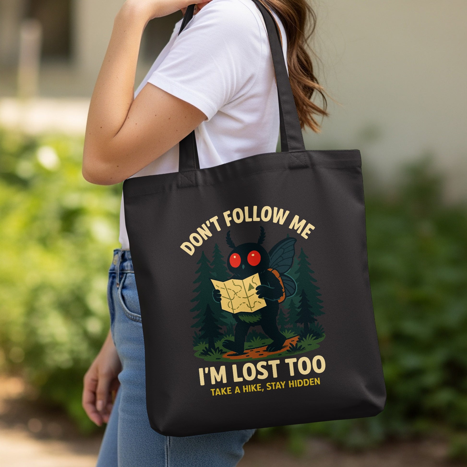Don't Follow Me I'm Lost Too Funny Tote Bag product