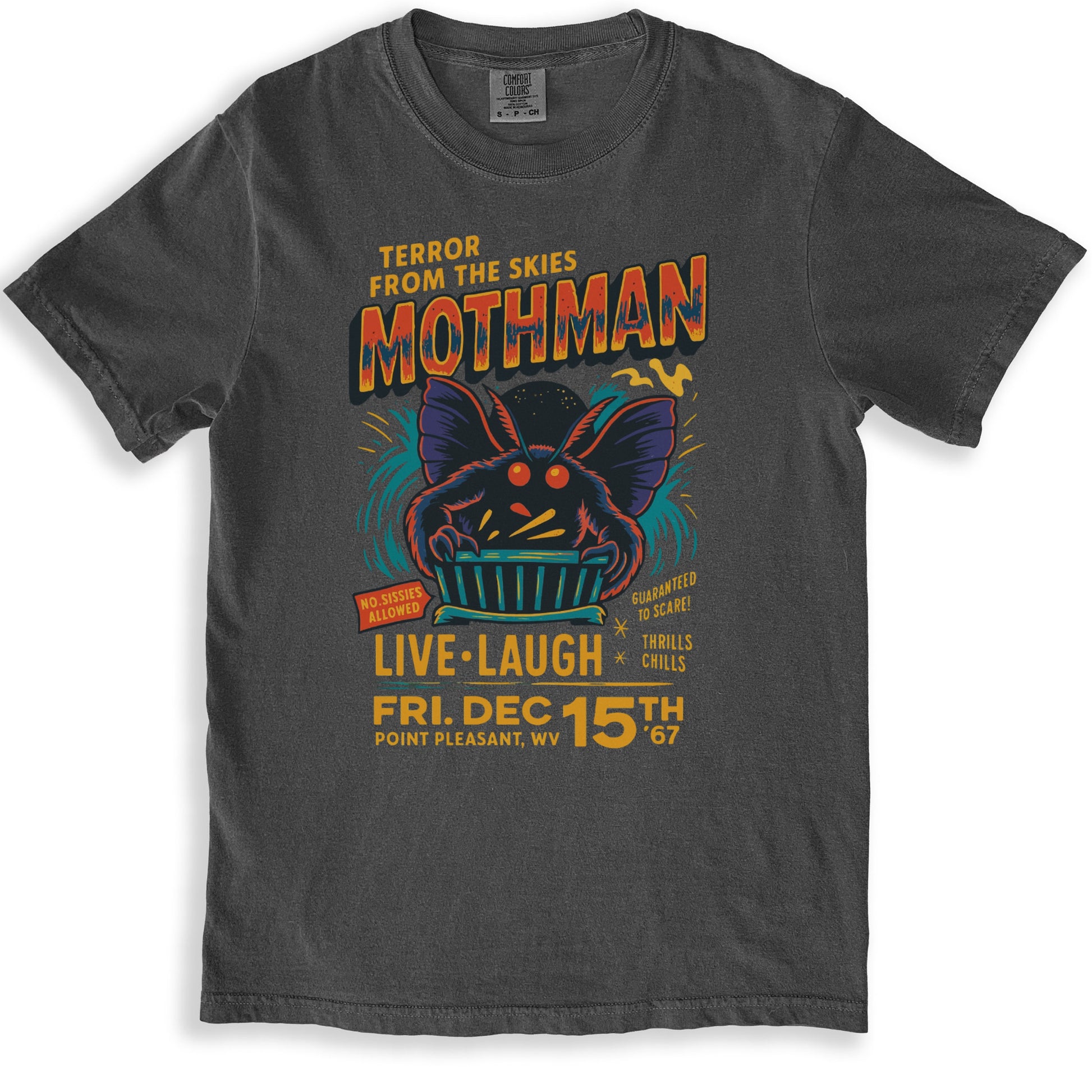 Terror from the Skies Mothman Live Laugh product
