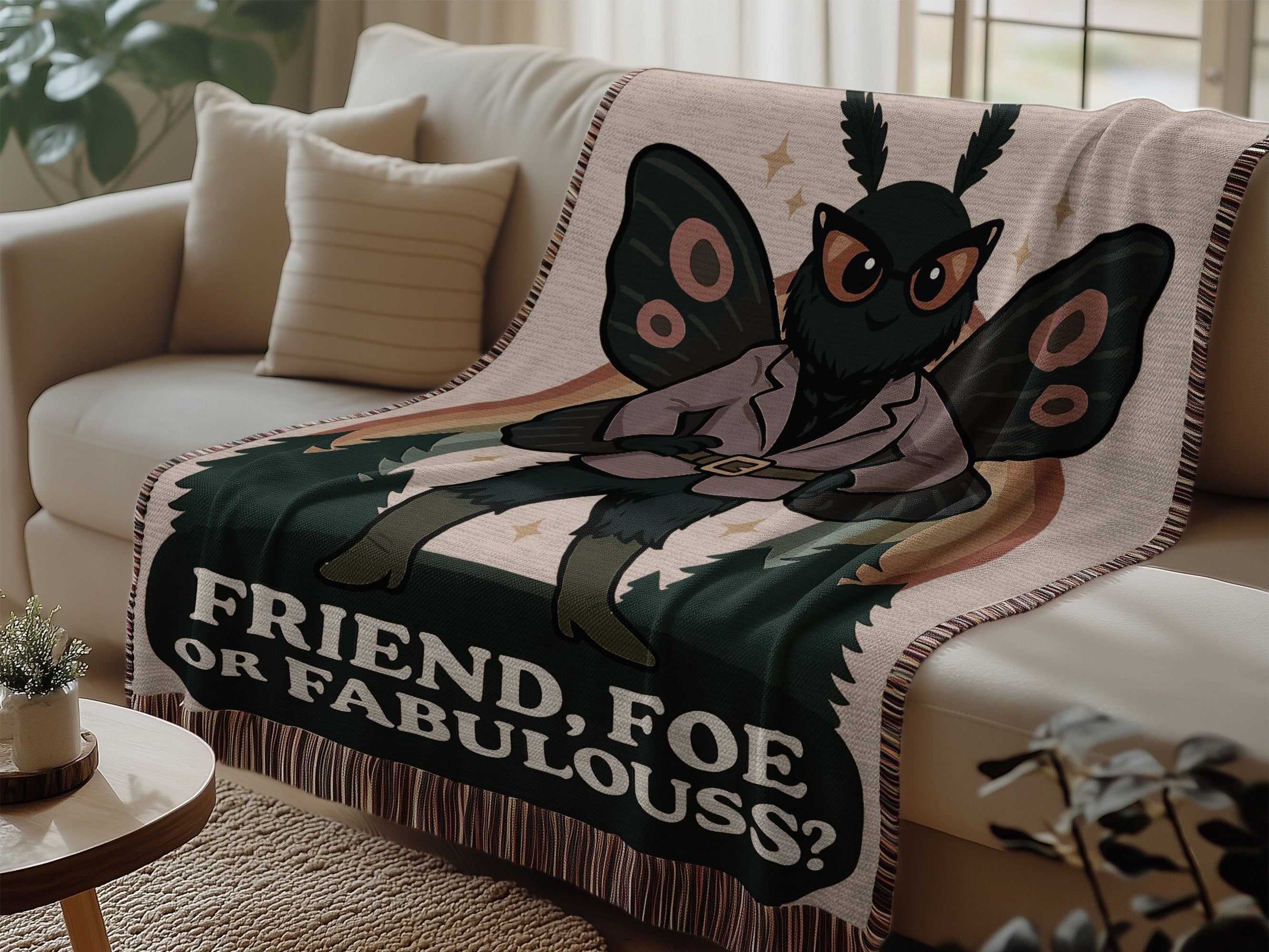 Friend Foe or Fabulouss Unique Novelty Blanket product